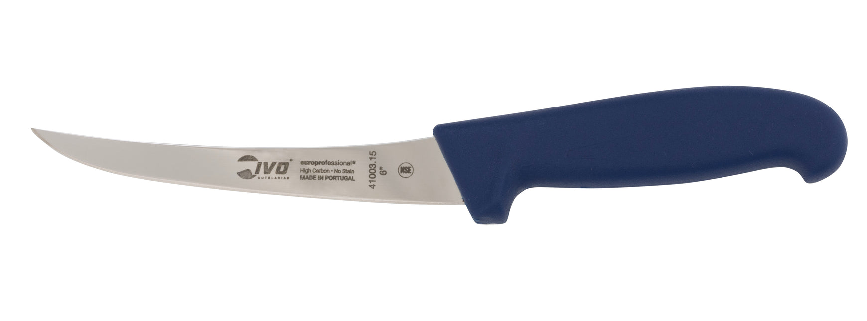 IVO® EuroProfessional 6" Black Semi Flex Boning Knife