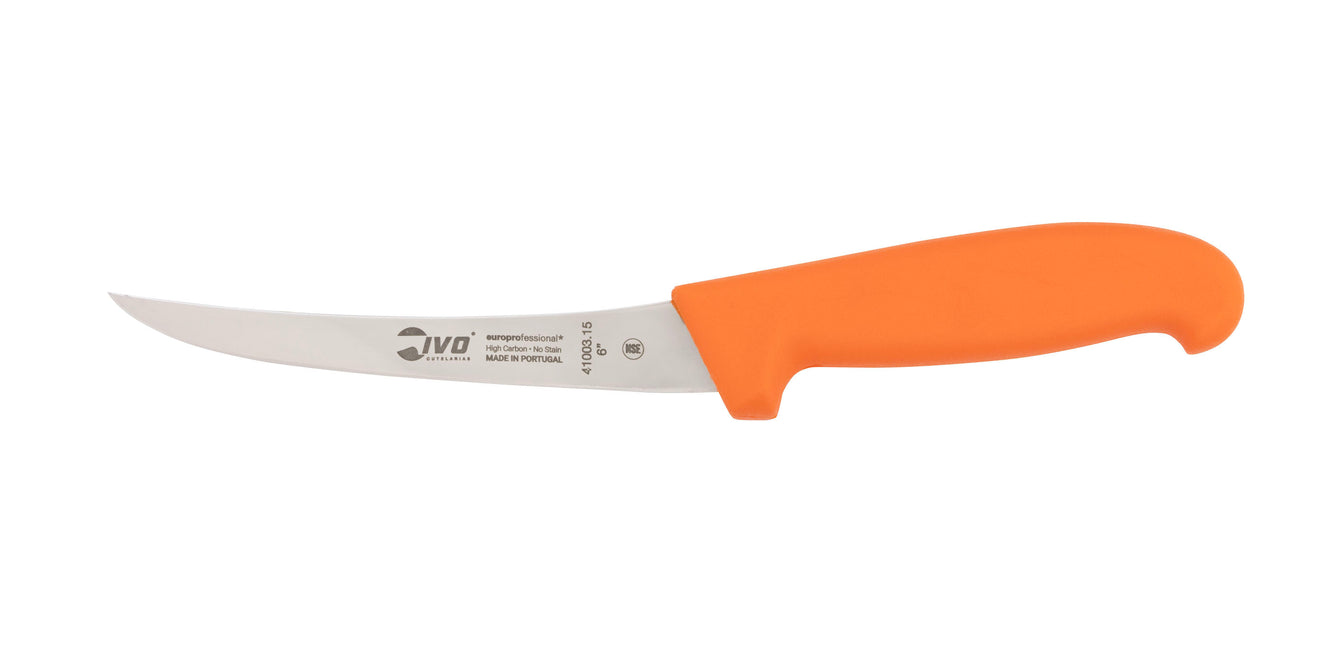 IVO® EuroProfessional 6" Black Semi Flex Boning Knife