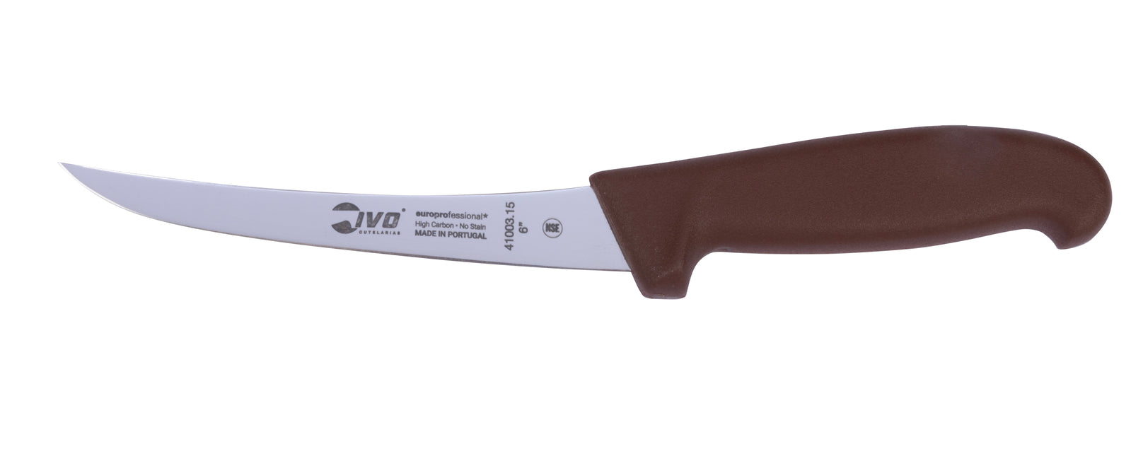 IVO® EuroProfessional 6" Black Semi Flex Boning Knife