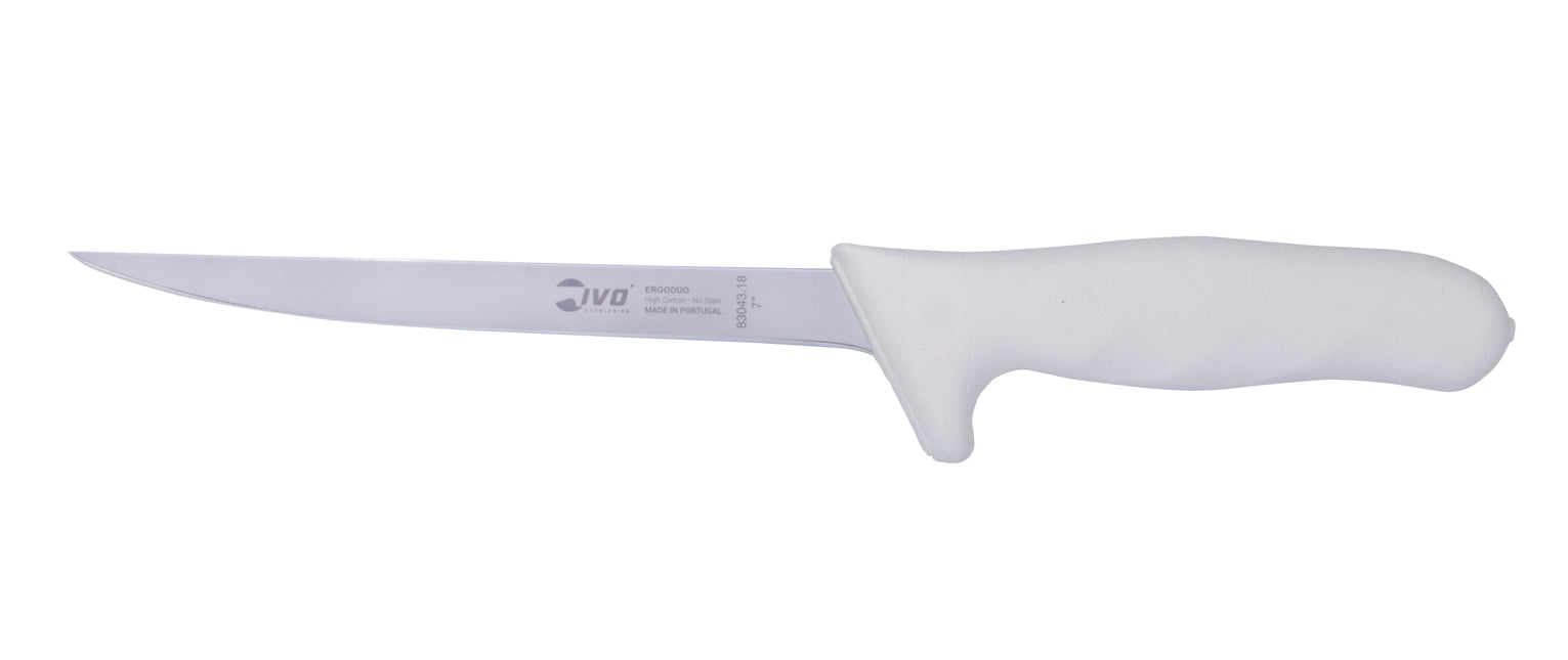 IVO® ERGODUO 7" White Flexible Fillet Knife