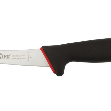 IVO® DuoPrime 5" Black Semi Flex Curved Boning Knife