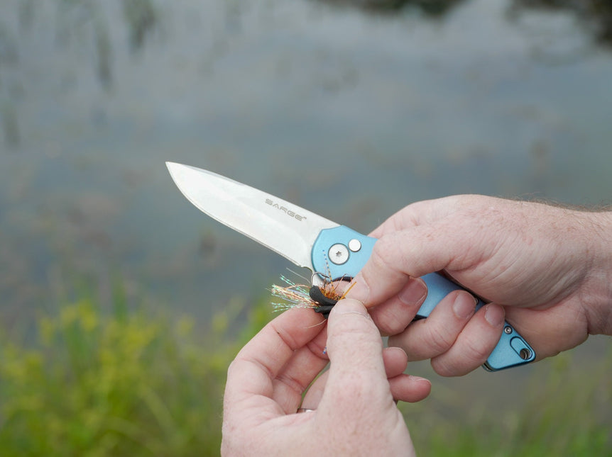 Sarge Knives - Sky - Turbo Lock Pocket Knife