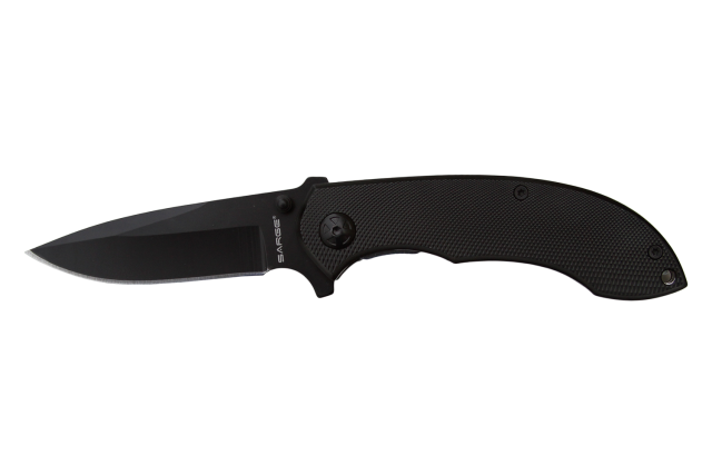 Sarge Knives - Blackout - Anodized Aluminum Folder